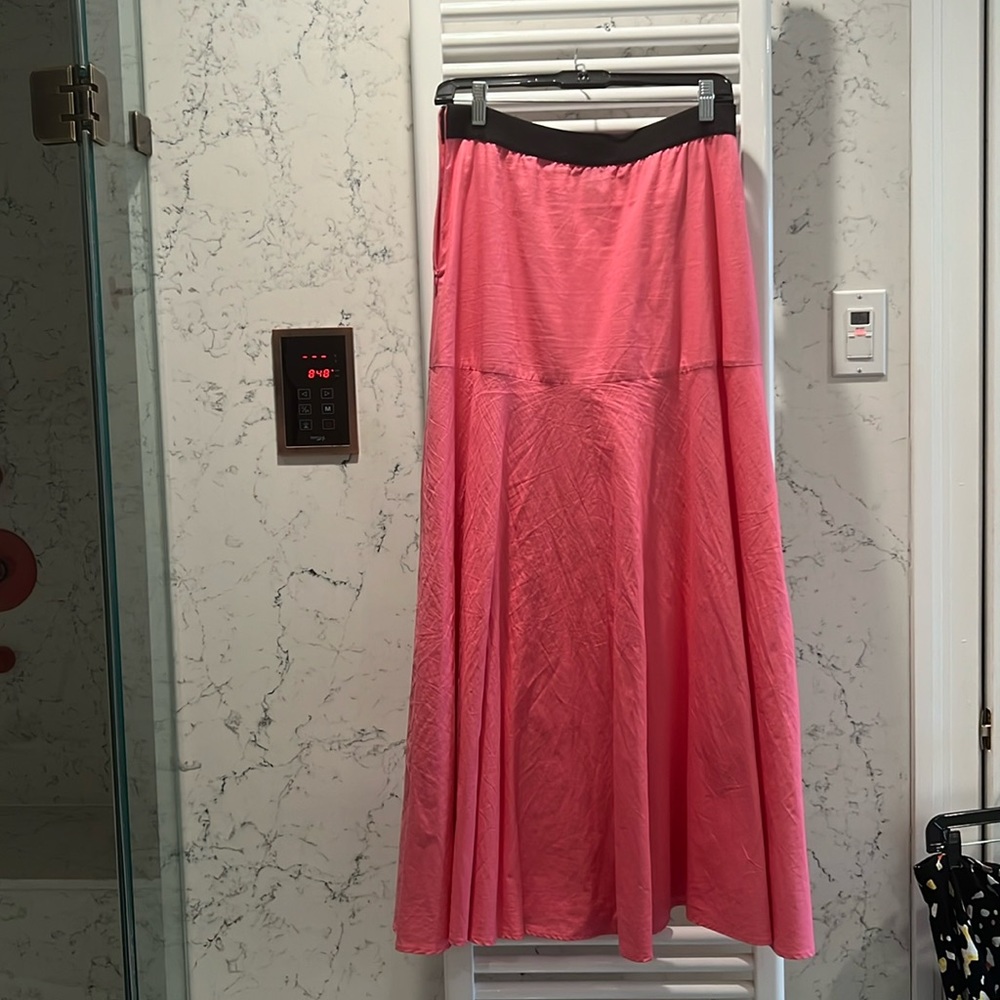 Pink cotton maxi Italy